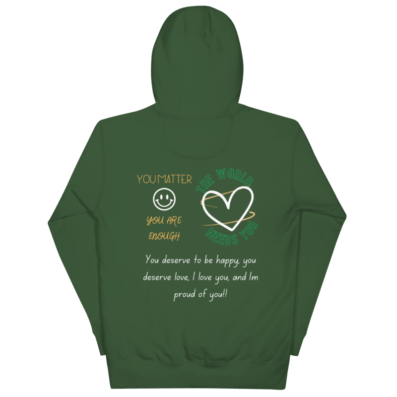 "THE WORLD NEEDS YOU" - Unisex Hoodie
