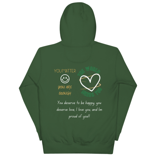 "THE WORLD NEEDS YOU" - Unisex Hoodie